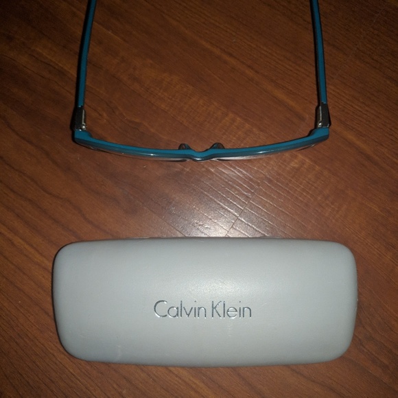 Calvin Klein Teal Glasses - Picture 8 of 8